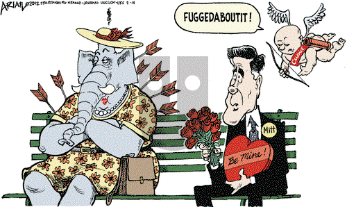 Robert Ariail on Tuesday February 14, 2012 Comic Strip