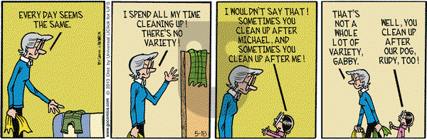 Grand Avenue on Saturday May 18, 2013 Comic Strip