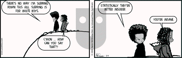 The Boondocks on Saturday September 7, 2013 Comic Strip