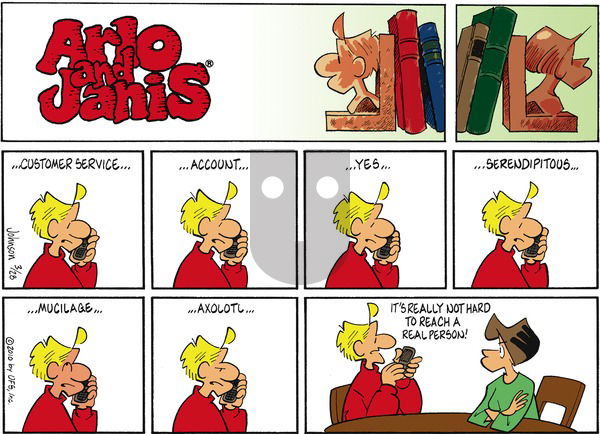 Arlo and Janis on Sunday March 28, 2010 Comic Strip