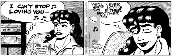 Nancy on Friday July 2, 2004 Comic Strip