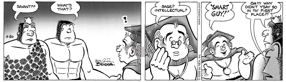 Alley Oop - Thursday April 20, 2006 Comic Strip