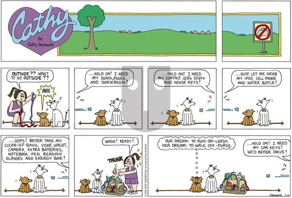 Cathy Classics on Sunday July 2, 2006 Comic Strip