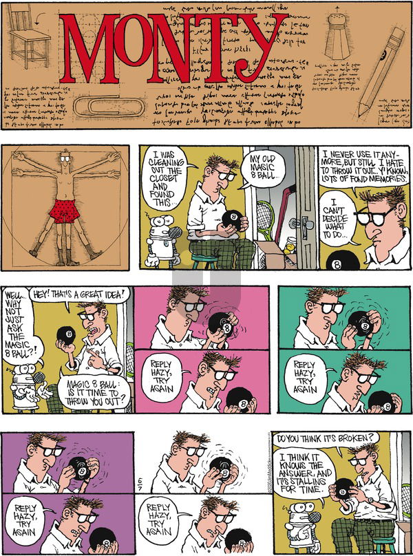 Monty on Sunday June 7, 2020 Comic Strip