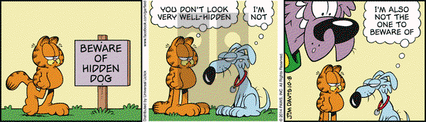 Garfield on Wednesday October 8, 2014 Comic Strip