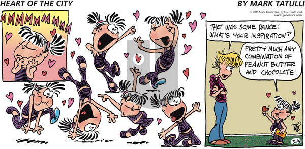 Heart of the City on Sunday March 15, 2015 Comic Strip