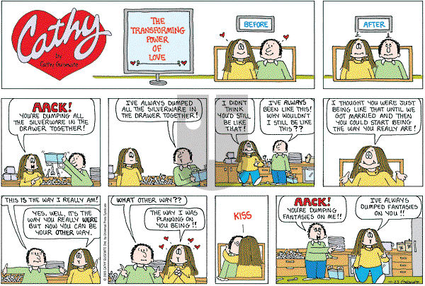Cathy Classics - Sunday October 23, 2005 Comic Strip