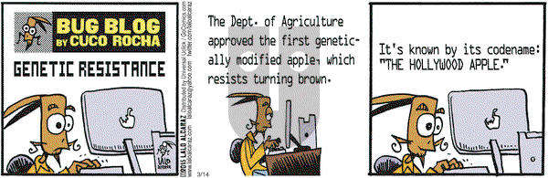 La Cucaracha - Saturday March 14, 2015 Comic Strip