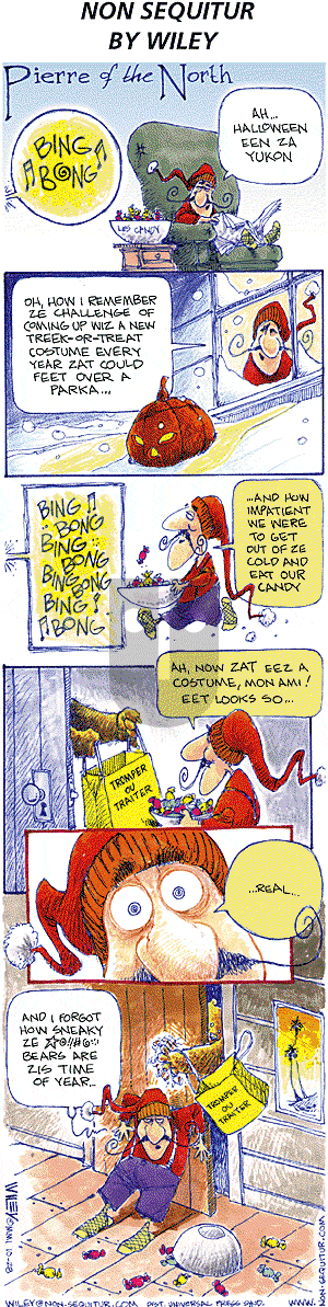Non Sequitur on Sunday October 28, 2001 Comic Strip