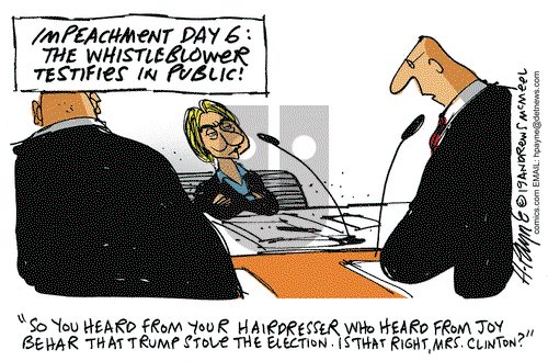 Henry Payne on Monday November 18, 2019 Comic Strip