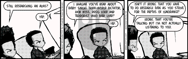 The Boondocks on Friday August 15, 2008 Comic Strip