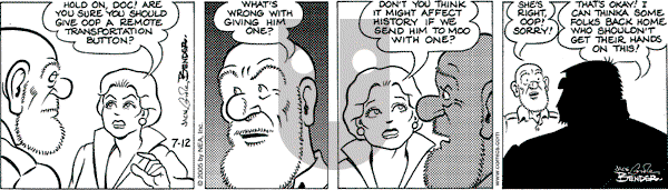 Alley Oop on Tuesday July 12, 2005 Comic Strip