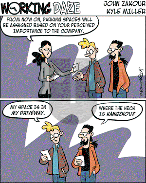 Working Daze on Friday October 27, 2006 Comic Strip