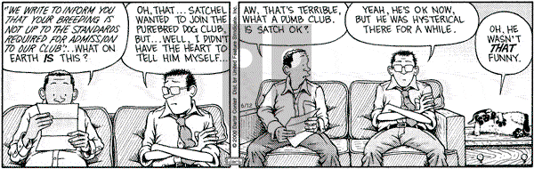 Get Fuzzy on Monday June 12, 2000 Comic Strip