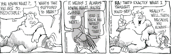 The Grizzwells on Tuesday June 5, 2001 Comic Strip