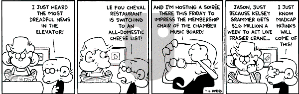 FoxTrot on Monday July 16, 2001 Comic Strip