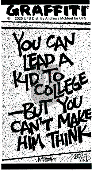 Graffiti on Saturday October 11, 2025 Comic Strip