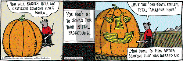 Overboard on Tuesday October 30, 2018 Comic Strip