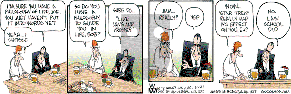 Non Sequitur on Wednesday November 21, 2012 Comic Strip