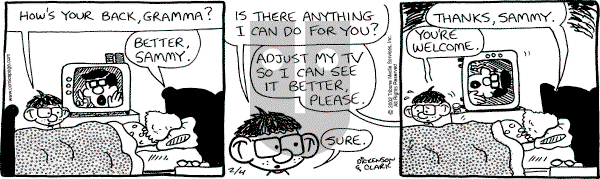 Lola on Monday February 4, 2002 Comic Strip