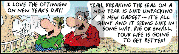 Frank and Ernest on Tuesday January 1, 2019 Comic Strip