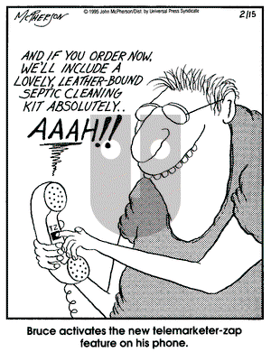 Close to Home on Wednesday February 15, 1995 Comic Strip