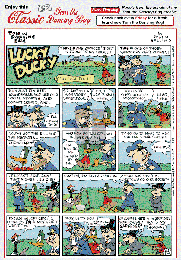 Tom the Dancing Bug on Thursday October 1, 2020 Comic Strip