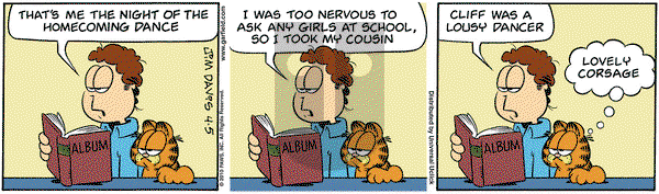 Garfield on Monday April 5, 2010 Comic Strip
