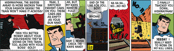 Rip Haywire on Friday March 14, 2014 Comic Strip