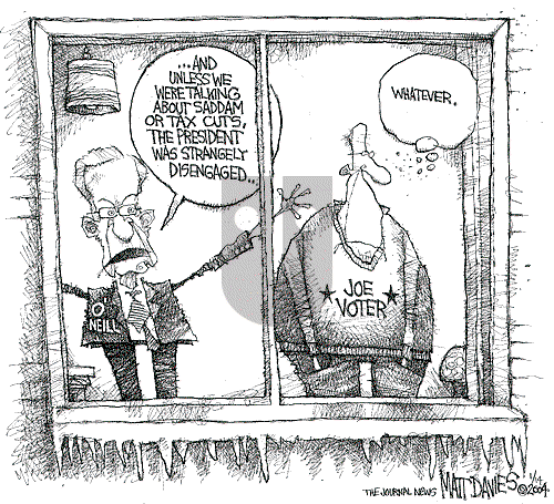 Matt Davies on Tuesday January 13, 2004 Comic Strip
