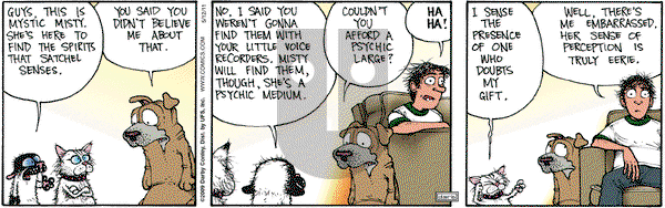 Get Fuzzy on Thursday May 12, 2011 Comic Strip
