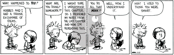 Calvin and Hobbes on Saturday March 22, 2025 Comic Strip