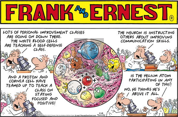 Frank and Ernest on Sunday February 18, 2018 Comic Strip