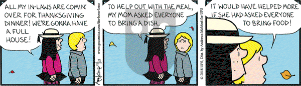 The Born Loser on Wednesday November 21, 2018 Comic Strip