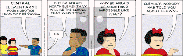 Nancy on Monday March 16, 2020 Comic Strip