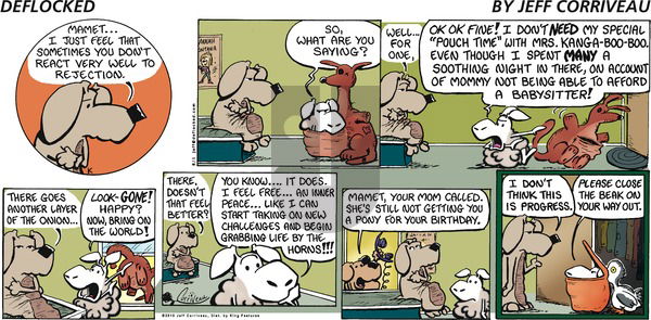 DeFlocked on Sunday August 1, 2010 Comic Strip