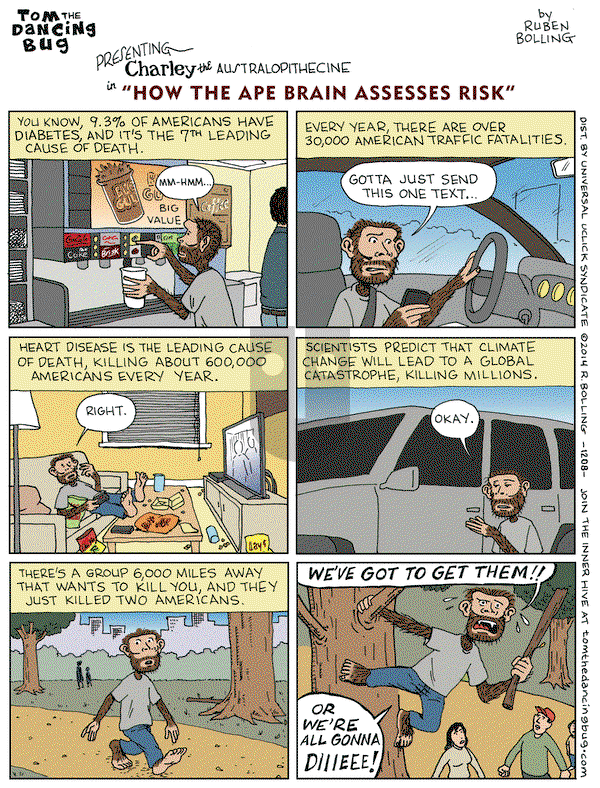 Tom the Dancing Bug on Friday October 10, 2014 Comic Strip