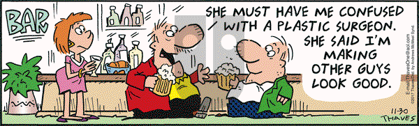 Frank and Ernest on Thursday November 30, 2017 Comic Strip