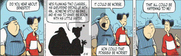 Baldo - Wednesday February 16, 2005 Comic Strip