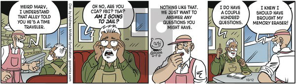 Alley Oop - Saturday October 12, 2024 Comic Strip