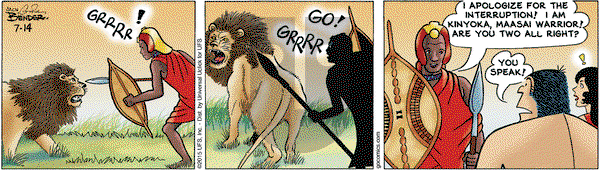 Alley Oop on Tuesday July 14, 2015 Comic Strip