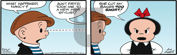 Nancy on Saturday June 11, 2016 Comic Strip
