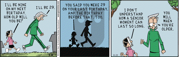 Grand Avenue on Wednesday August 20, 2025 Comic Strip