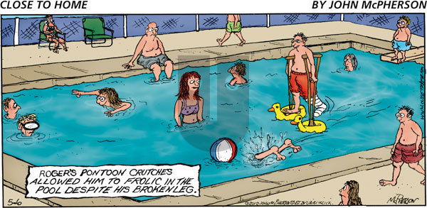Close to Home on Sunday May 6, 2012 Comic Strip