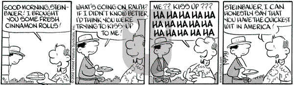Drabble on Tuesday September 10, 2002 Comic Strip