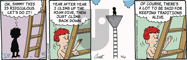 Lola on Monday July 10, 2017 Comic Strip
