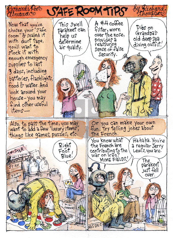 Richard's Poor Almanac on Wednesday April 23, 2025 Comic Strip