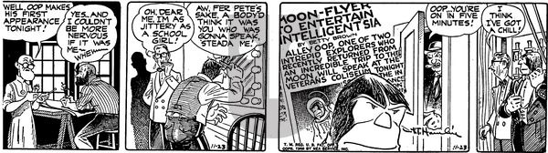 Alley Oop on Wednesday November 23, 1949 Comic Strip