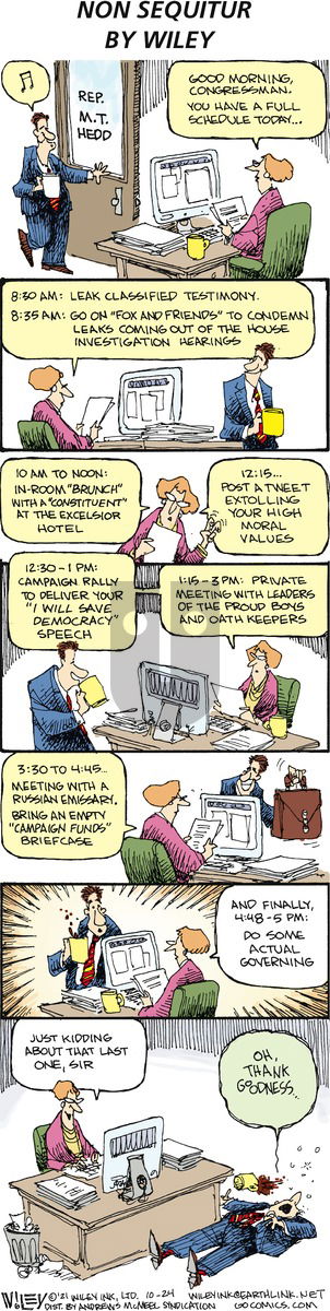 Non Sequitur - Sunday October 24, 2021 Comic Strip