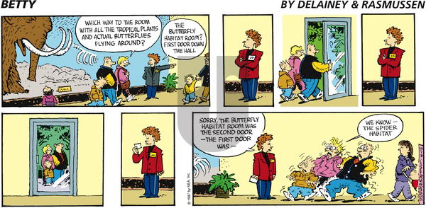 Betty on Sunday April 13, 1997 Comic Strip